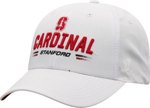 Top of the World Men's Stanford Cardinal Centralize Aura Adjustable White Hat