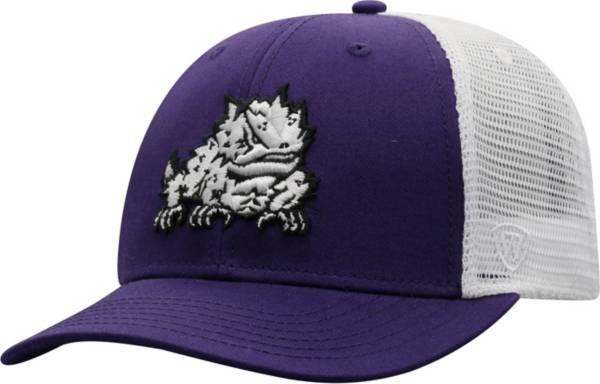 Top of the World Men's TCU Horned Frogs Purple/White BB Two-Tone Adjustable Hat