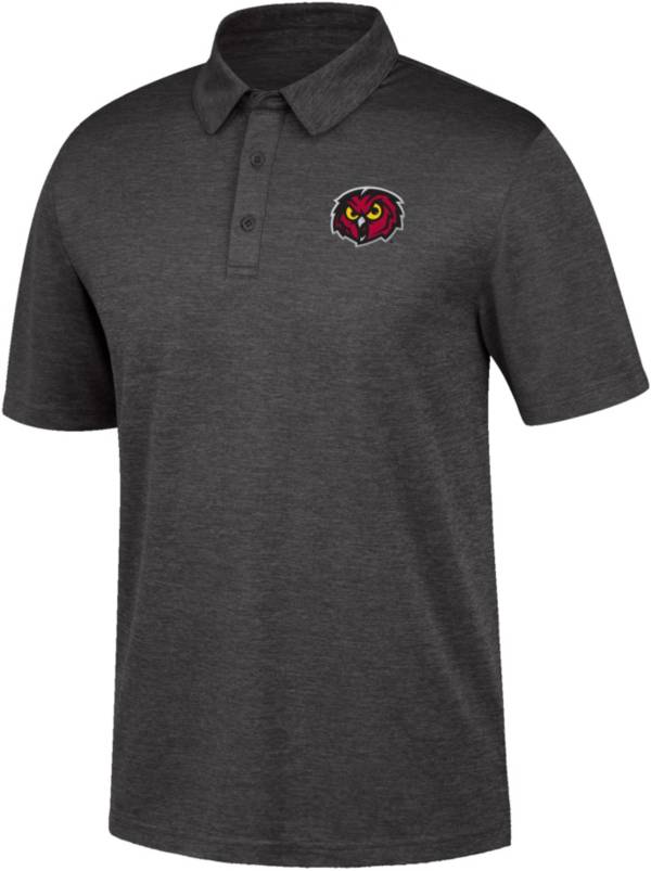 Top of the World Men's Temple Owls Black Polo