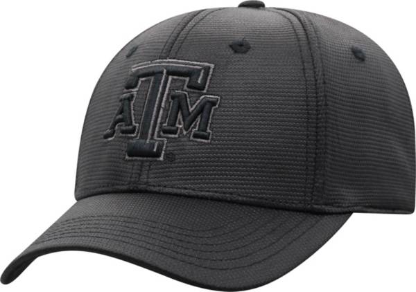 Top of the World Men's Texas A&M Aggies Progo 1Fit Flex Black Hat