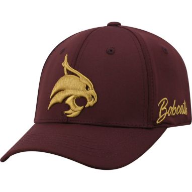 sorry, Top of the World Men's Texas State Bobcats Maroon Phenom 1Fit Flex Hat is currently out of stock