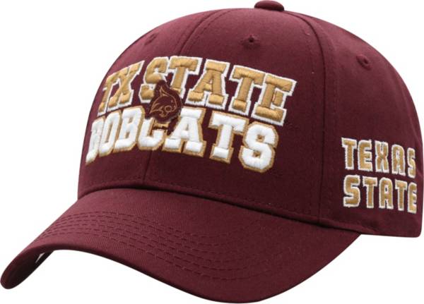 Top of the World Men's Texas State Bobcats Maroon Teamwork Adjustable Hat