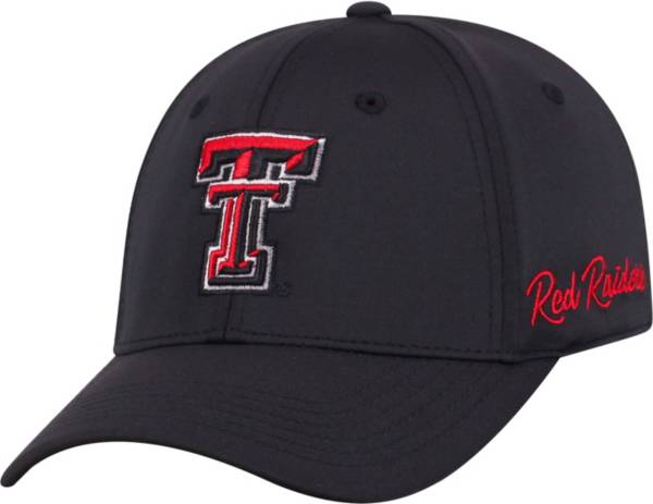 Top of the World Men's Texas Tech Red Raiders Phenom 1Fit Flex Black Hat