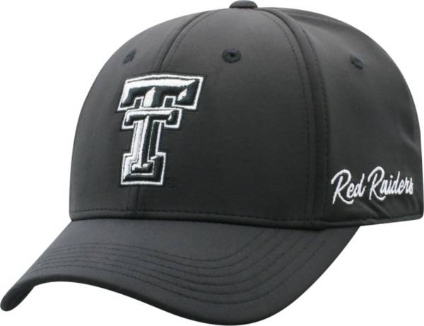 Top of the World Men's Texas Tech Red Raiders Phenom 1Fit Flex Black Hat