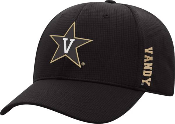 Top of the World Men's Vanderbilt Commodores Booster Plus 1Fit Flex Black Hat