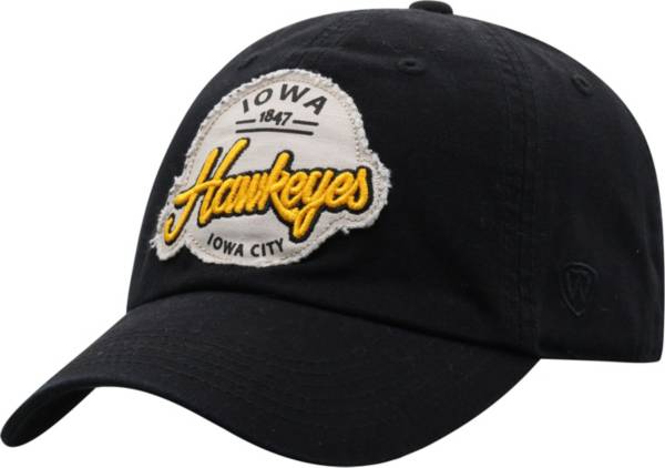 Top of the World Men's Iowa Hawkeyes Scene Adjustable Black Hat