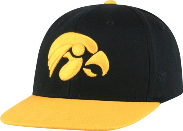 Top of the World Youth Iowa Hawkeyes Maverick Adjustable Black Hat product image