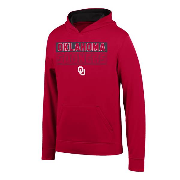 Top of the World Boys' Oklahoma Sooners Foundation Crimson Pullover Sweatshirt