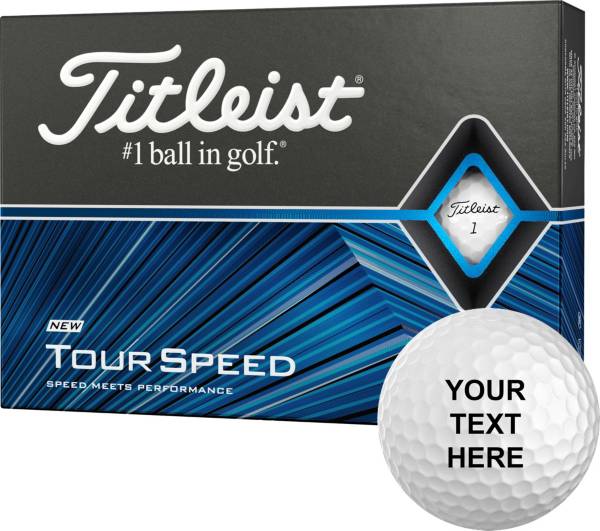 Titleist 2020 Tour Speed Same Number Personalized Golf Balls