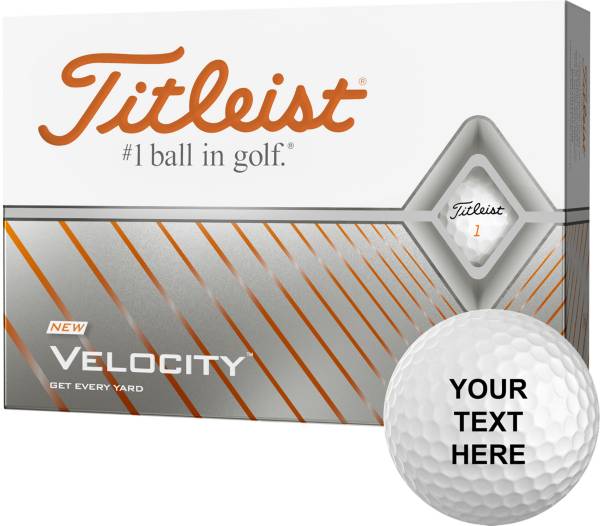 Titleist 2020 Velocity Personalized Golf Balls