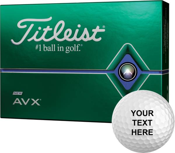 Titleist 2020 AVX Same Number Personalized Golf Balls