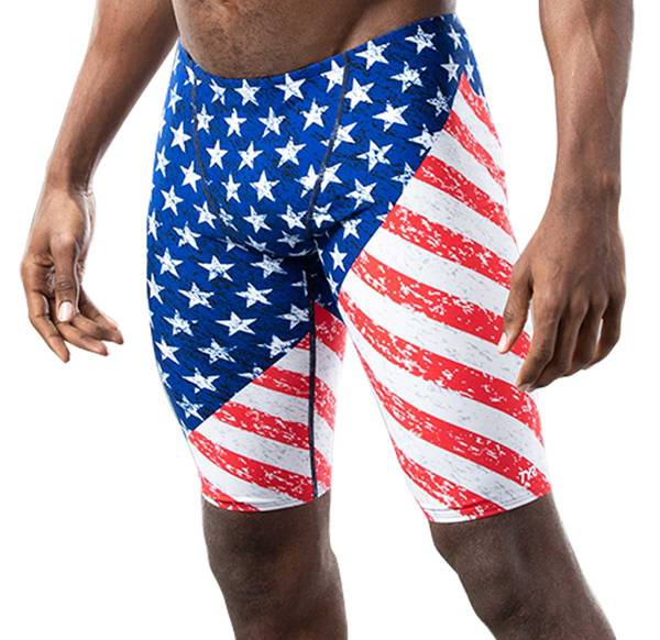 TYR Men's Star-Spangled Jammer Swimsuit product image