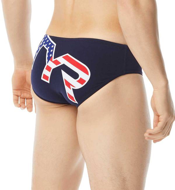 TYR Men's Big Logo Racer Swimsuit product image