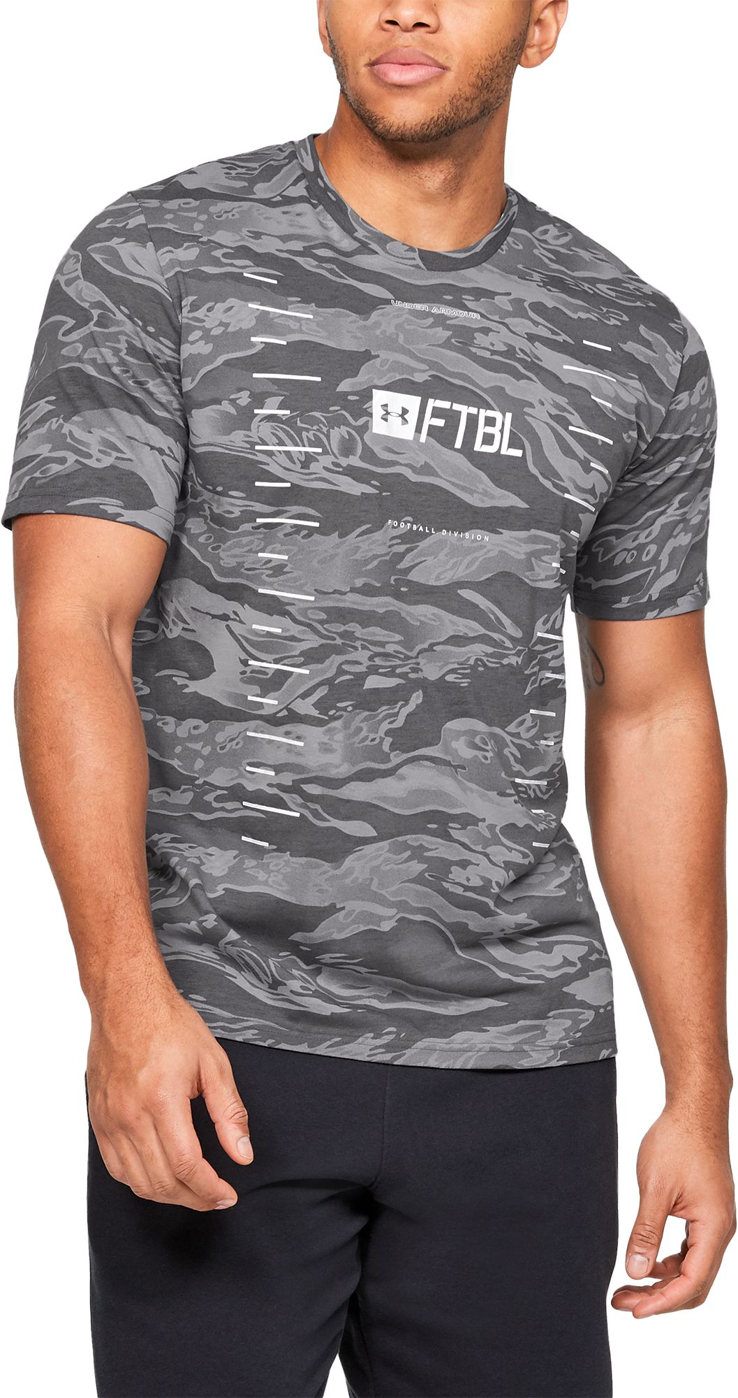 Under Armour Men's Camo Yards Football T-Shirt product image
