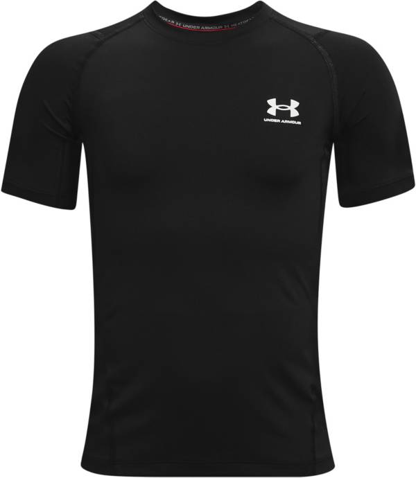 Under Armour Boys' HeatGear Armour Short Sleeve Shirt | Dick's Sporting ...
