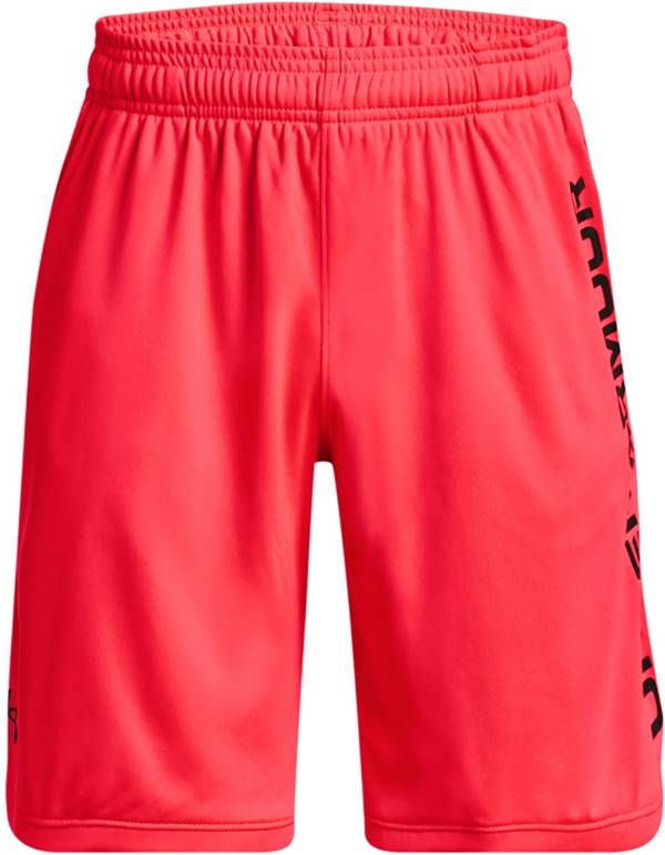 Under Armour Boys' Stunt 3.0 Printed Shorts - Red, YMD