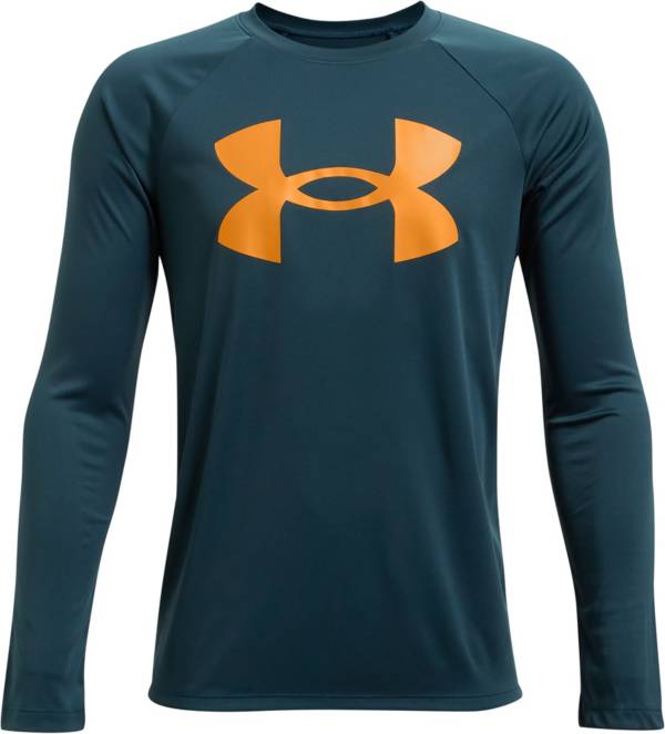 Under Armour Boys' UA Tech Big Logo Long Sleeve Shirt product image