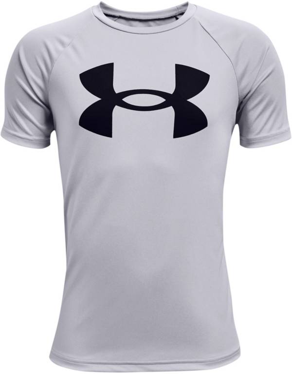 Under Armour Big Boys 8-20 Short Sleeve UA Tech™ Big Logo T-Shirt