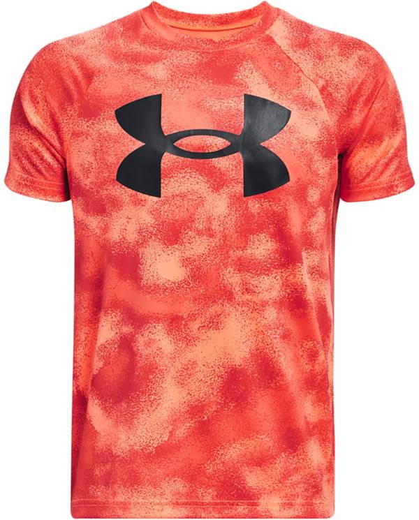 Under Armour Boys' Tech Logo Print Short Sleeve T-Shirt