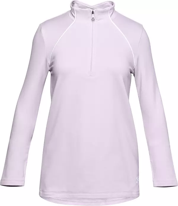 Under Armour Girls' GoldGear Novelty 1/4 Zip Long Sleeve Shirt