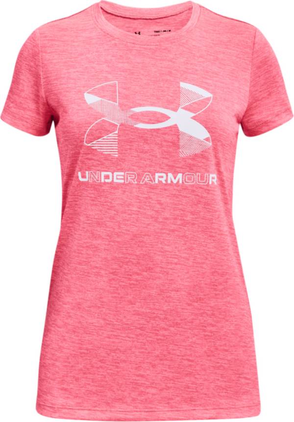 Under Armour Girls' Graphic Twist Big Logo T-Shirt product image
