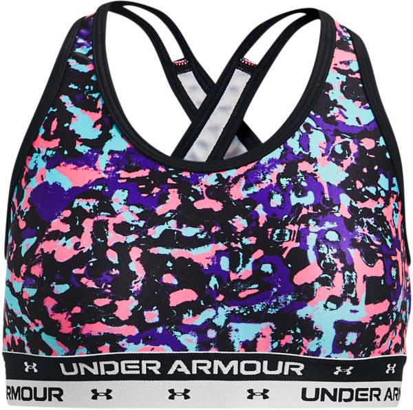 Under Armour Girls' Crossback Printed Sports Bra product image