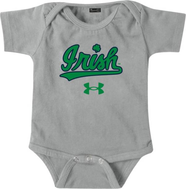 Under Armour Infant Notre Dame Fighting Irish Grey Onesie