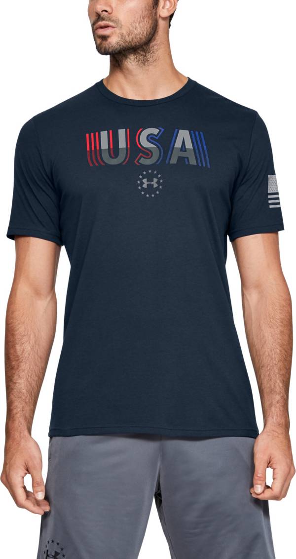 Download Under Armour Men's Freedom 'Undefeated' USA T-Shirt | DICK ...