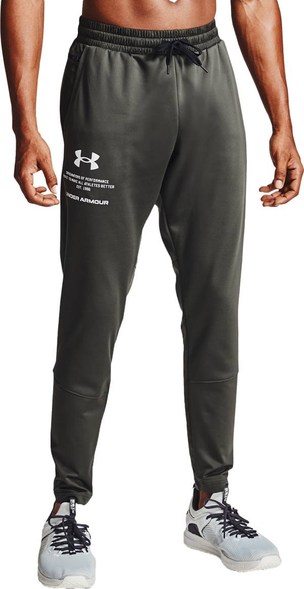 Under Armour Rush Men's Fitted Pants in Gray for Men