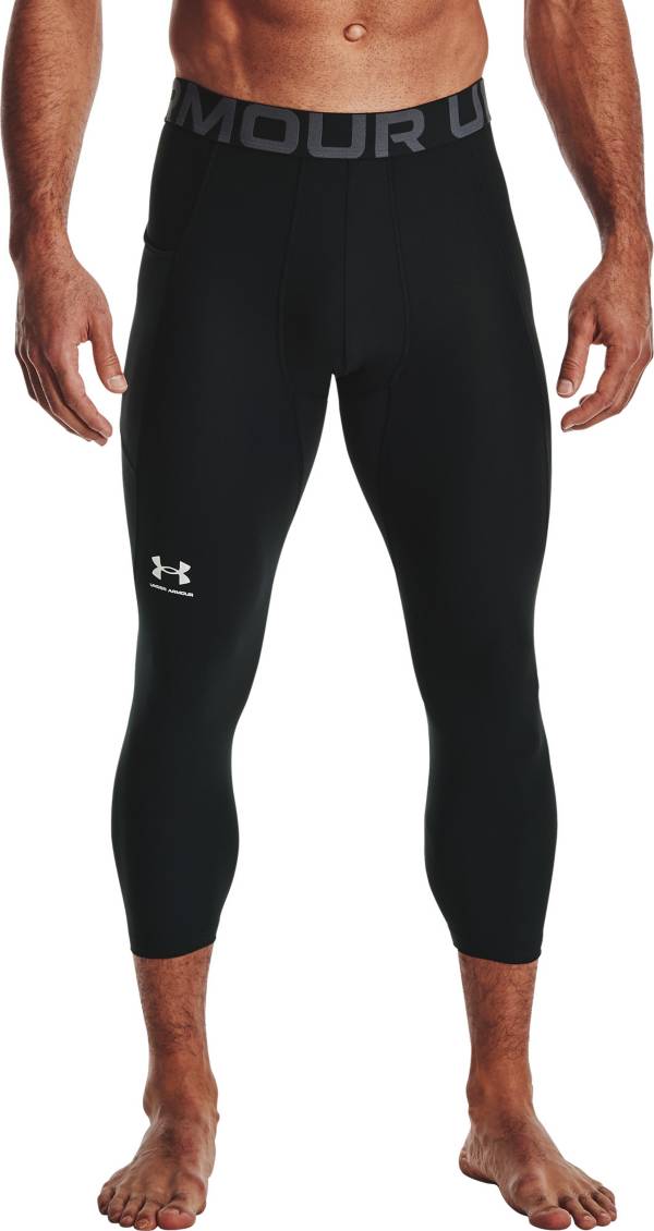 Under Armour Men\'s HeatGear Armour 3/4 Leggings | Dick\'s Sporting Goods