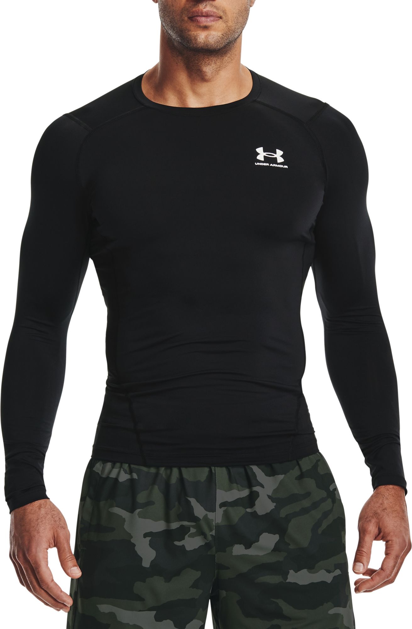 white under armour compression shirt