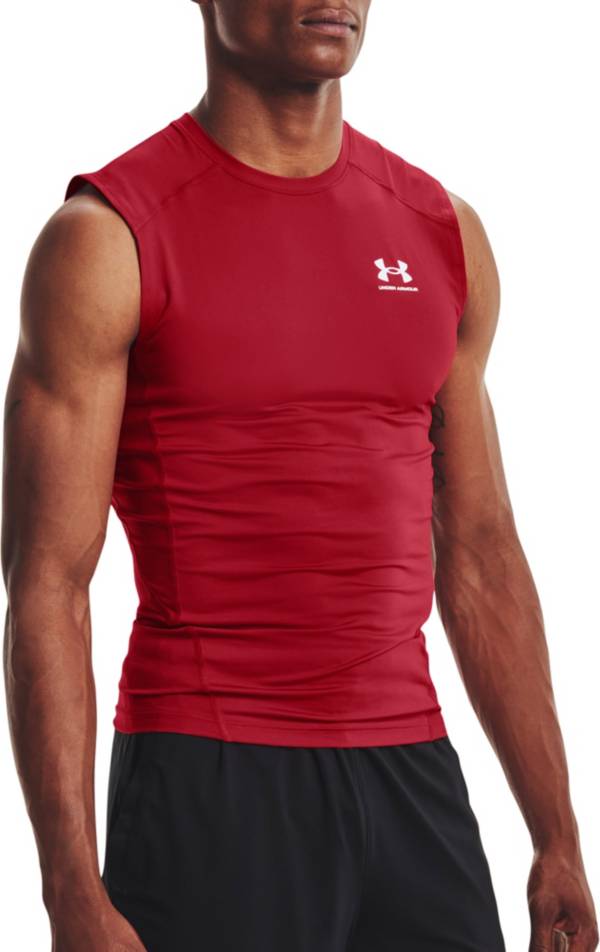 Under Armour Men's HeatGear Armour Sleeveless Compression Shirt