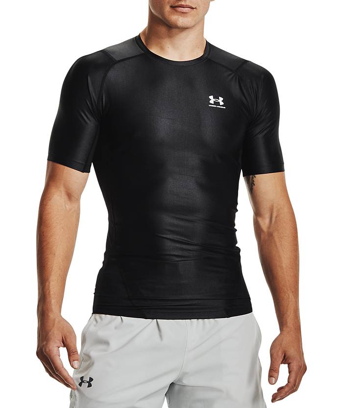 Under Armour Men's HeatGear Armour Short-Sleeve Compression Shirt - Black