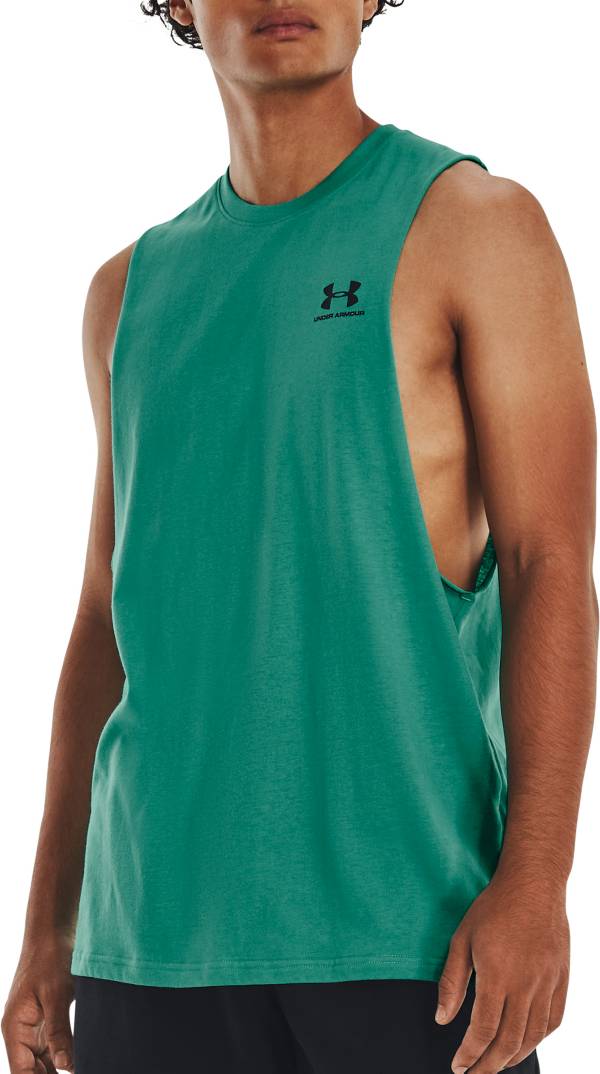 Under Armour Men's Left Chest Cut Off Tank Top | Dick's Sporting Goods