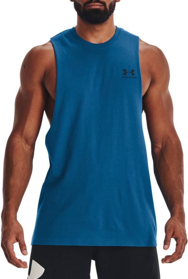 Under Armour Men's Left Chest Cut Off Tank Top | Dick's Sporting Goods