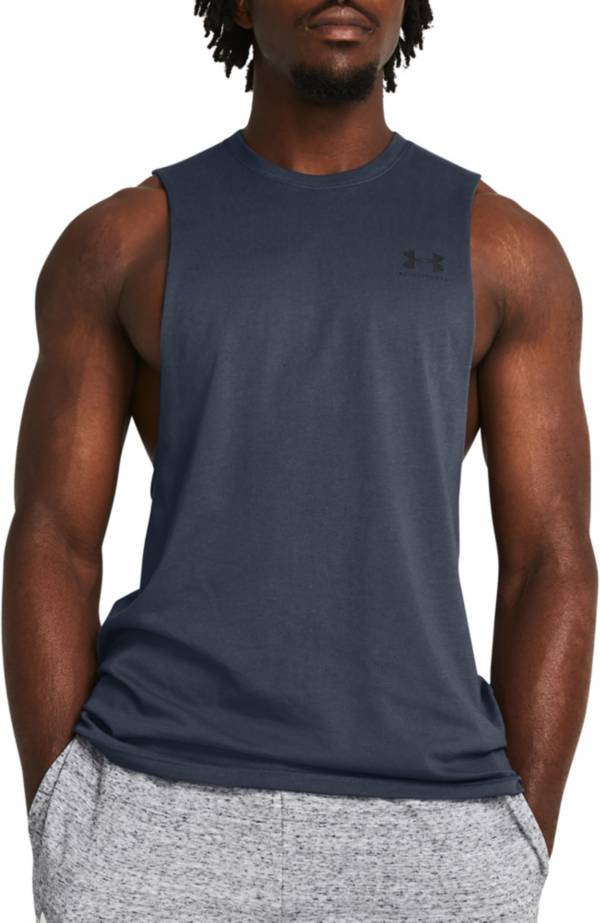 Under armour best sale fitted sleeveless shirt