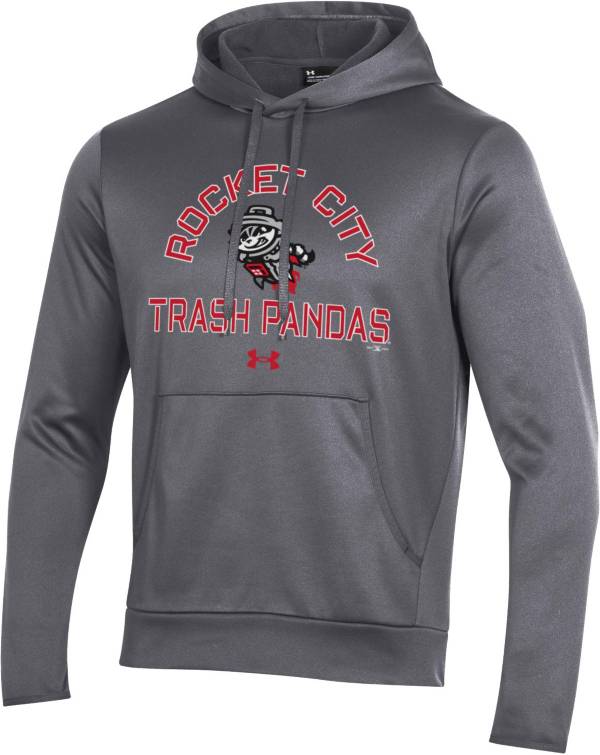 Under Armour Men S Rocket City Trash Pandas Grey Armour Fleece Pullover Hoodie Dick S Sporting Goods