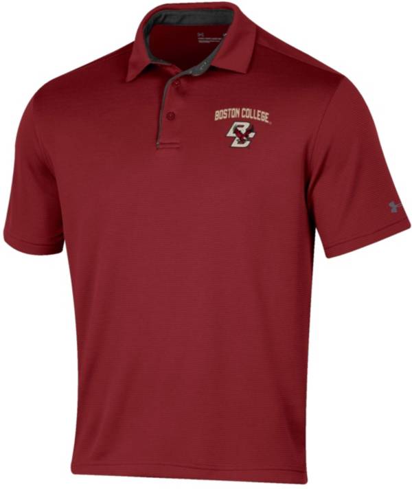 Under Armour Men's Boston College Eagles Maroon Tech Polo