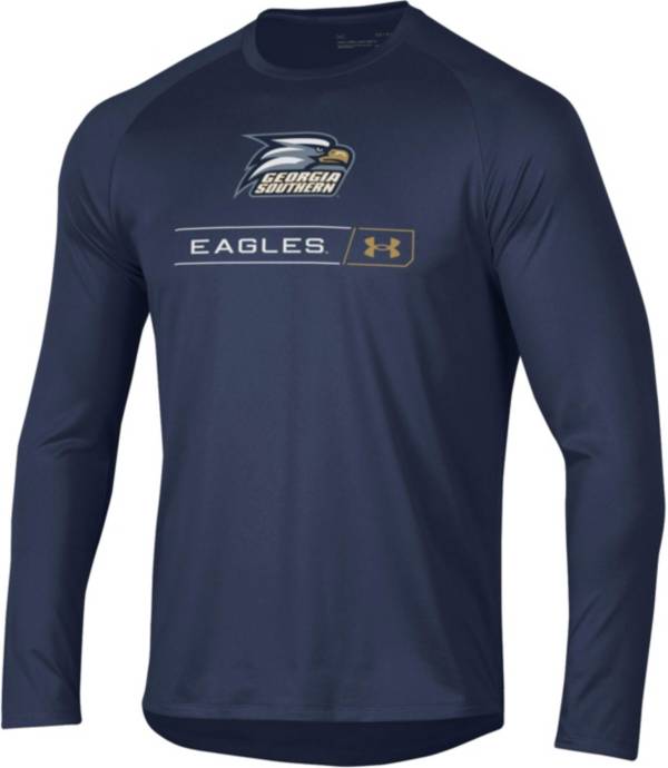 Under Armour Men's Georgia Southern Eagles Navy Long Sleeve Tech Performance T-Shirt