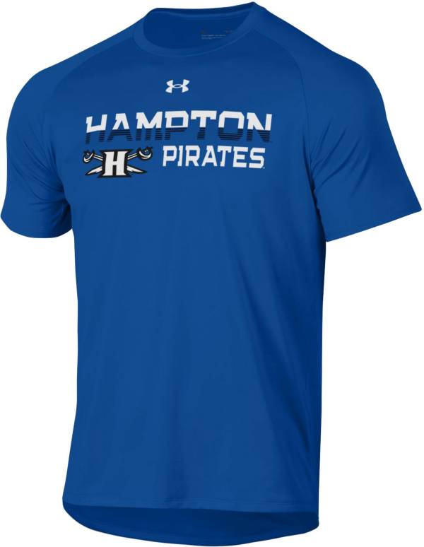 Under Armour Men's Hampton Pirates Blue Tech Performance T-Shirt