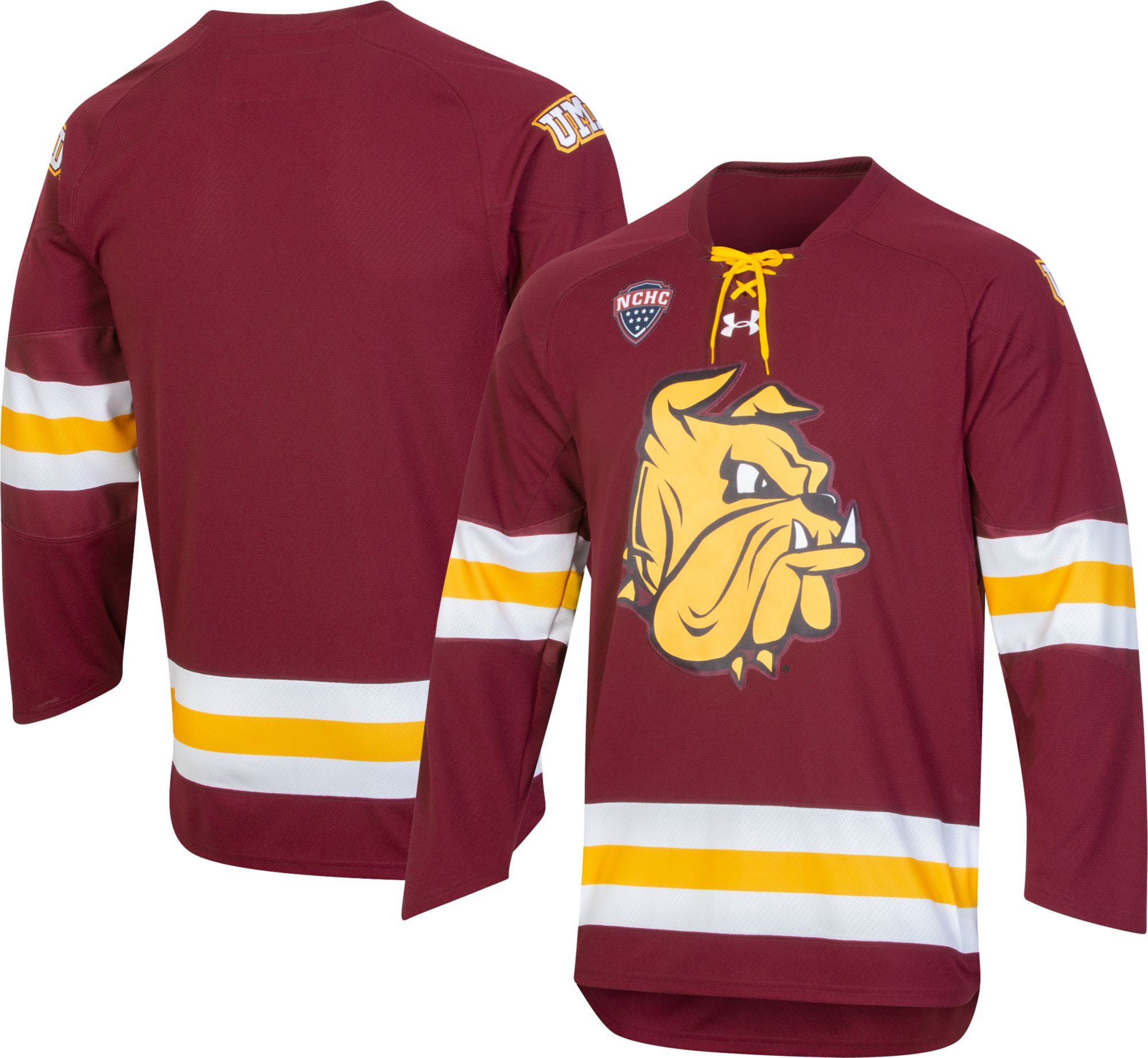 Under Armour Men's Minnesota-Duluth Bulldogs Maroon Hockey Jersey product image