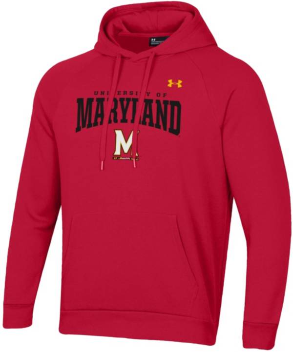 Under Armour Men's Maryland Terrapins Red All Day Hoodie