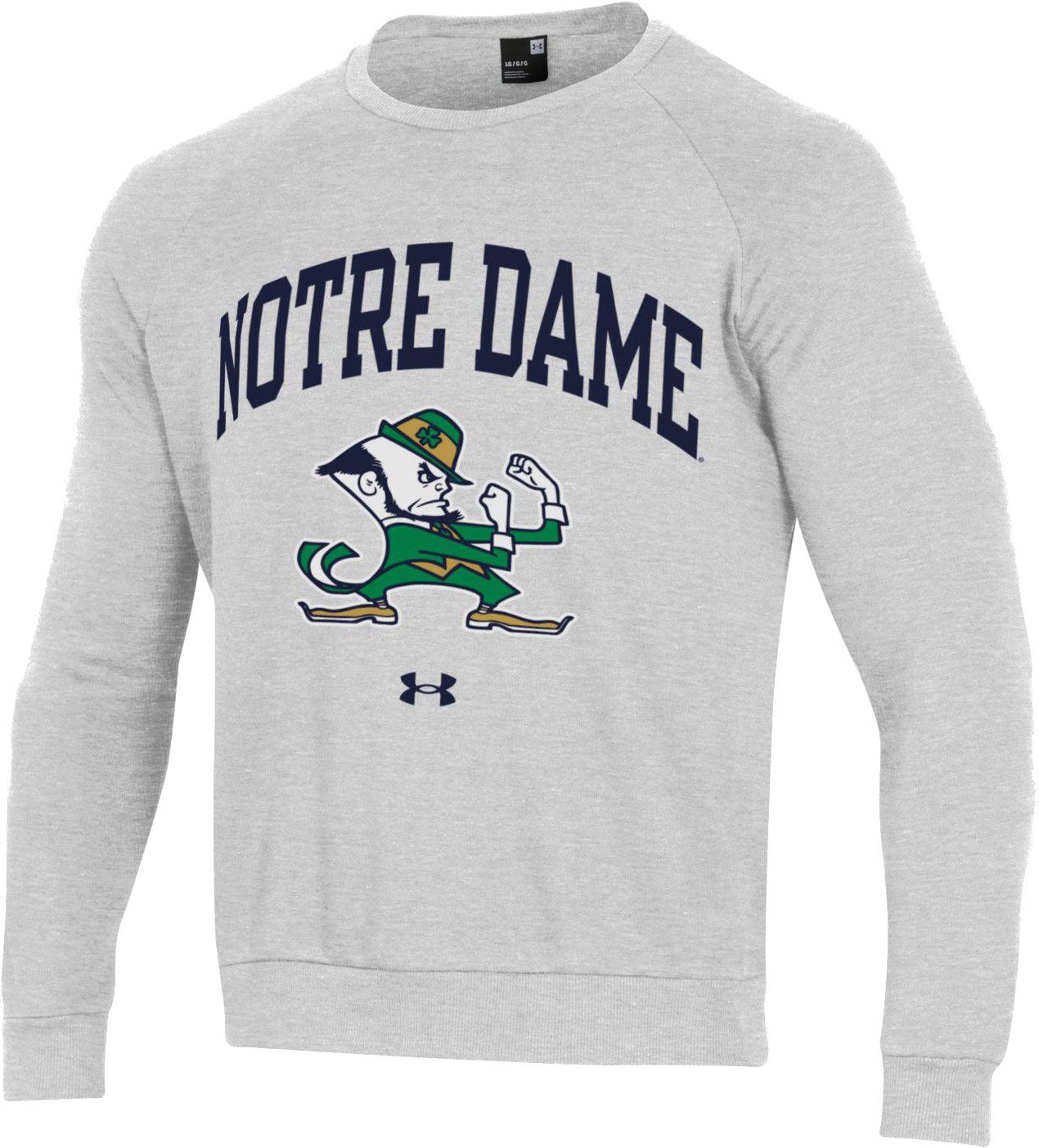 notre dame white sweatshirt