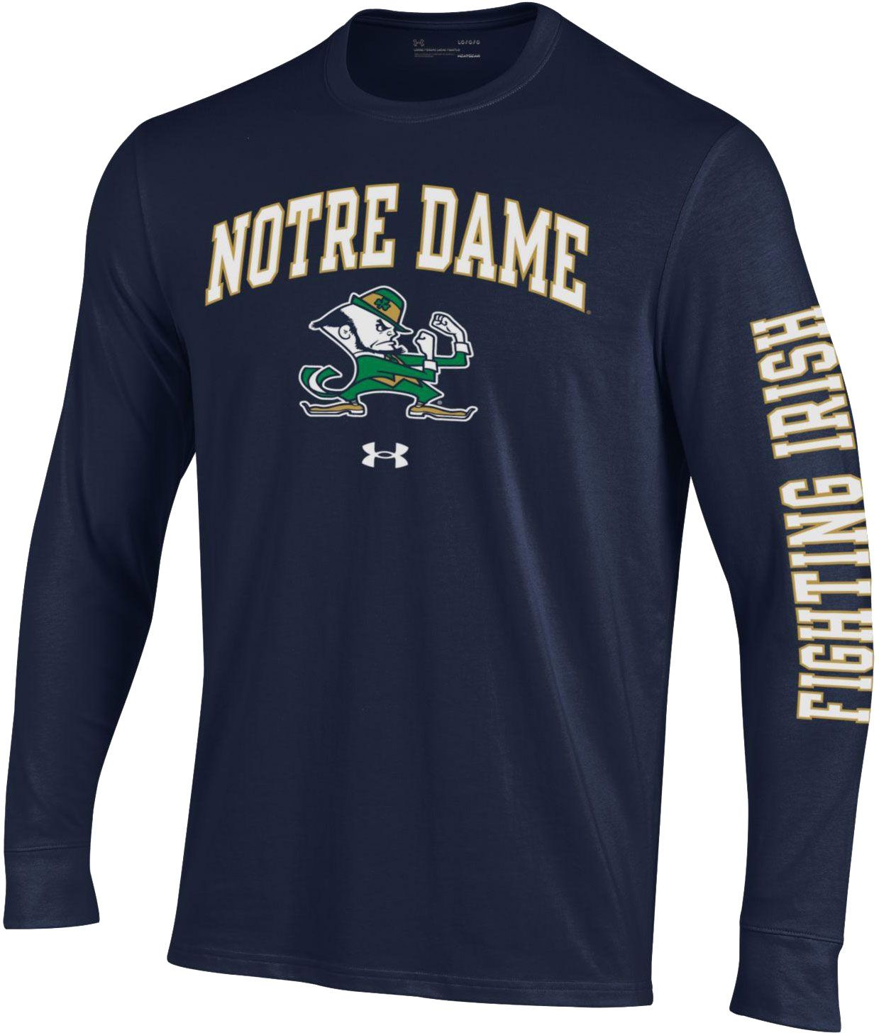 notre dame under armour long sleeve