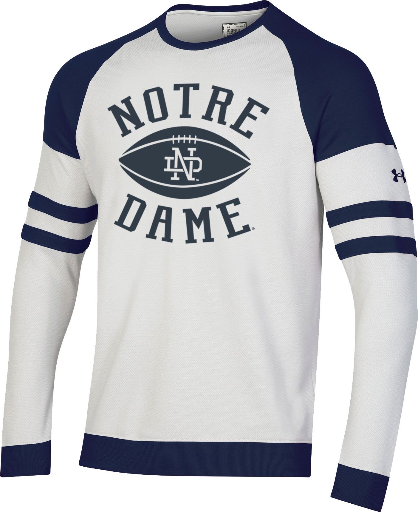 notre dame white sweatshirt