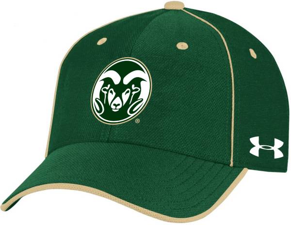 Under Armour Men's Colorado State Rams Green Isochill Adjustable Hat