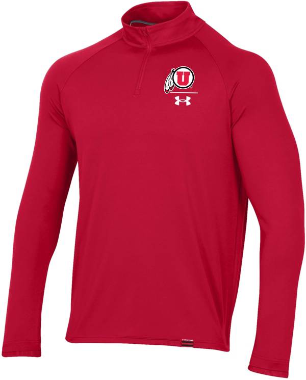 Under Armour Men's Utah Utes Crimson Universal Lightweight Quarter-Zip Shirt