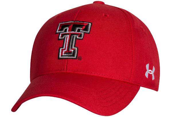 Under Armour Men's Texas Tech Red Raiders Red Adjustable Hat