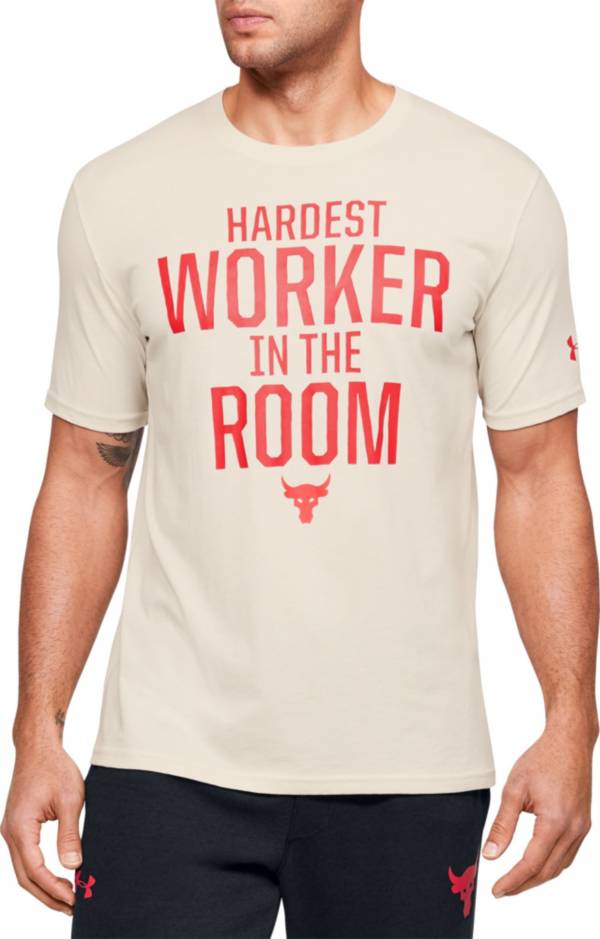 Download Under Armour Men's Project Rock Hardest Worker Graphic T ...