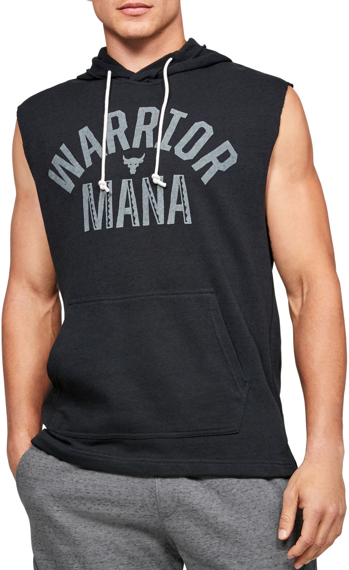 under armour sleeveless hoodie the rock